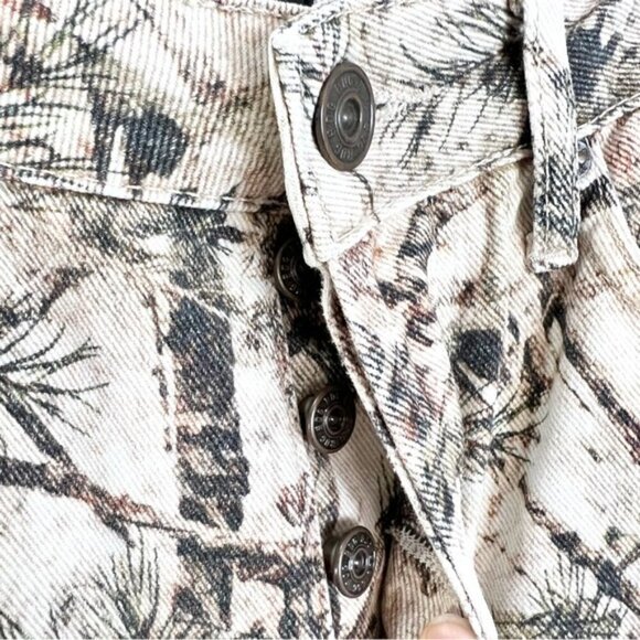 BDG Urban Outfitters slim straight high rise pine cone camouflage jeans 27 - Picture 8 of 12